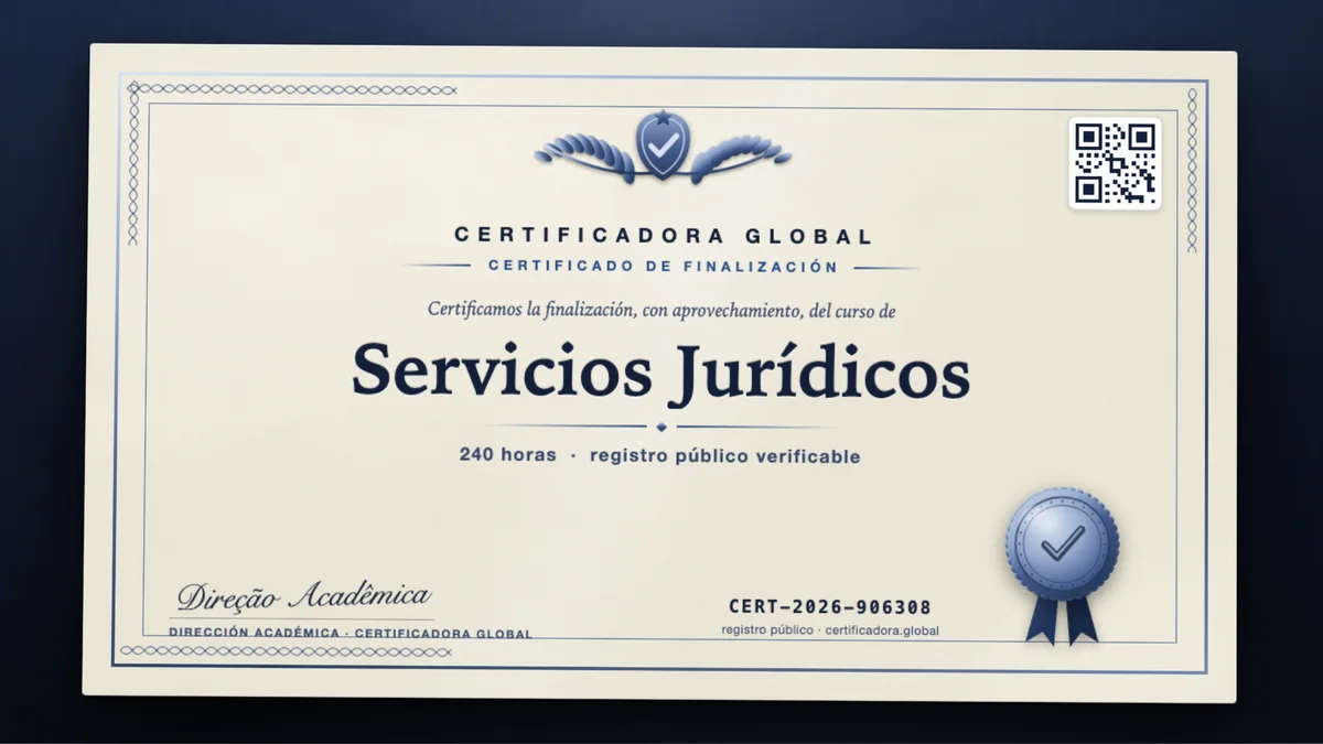Portada del curso Servicios Jurídicos
