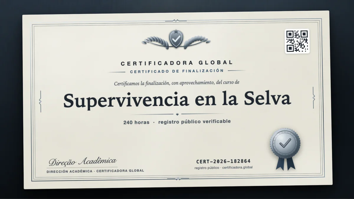 Portada del curso Supervivencia en la Selva