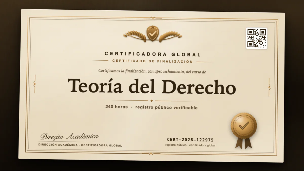Portada del curso Teoría del Derecho