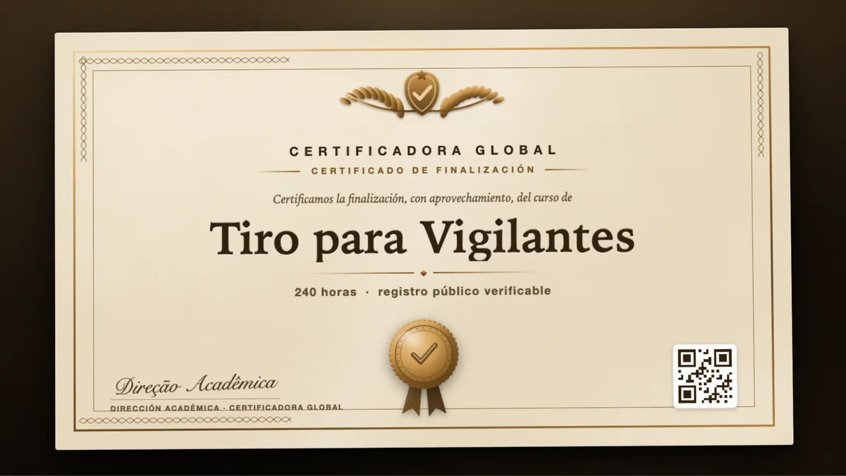 Portada del curso Tiro para Vigilantes