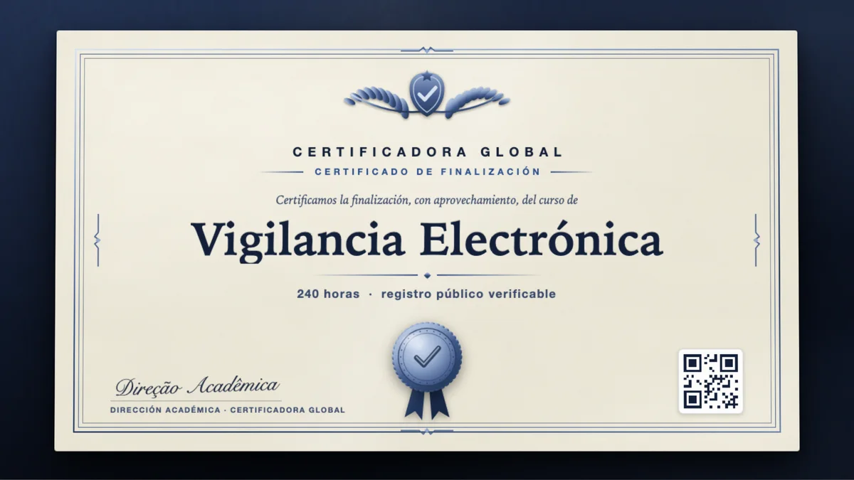 Portada del curso Vigilancia Electrónica