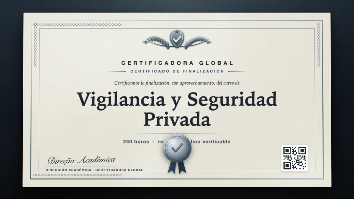 Portada del curso Vigilancia y Seguridad Privada