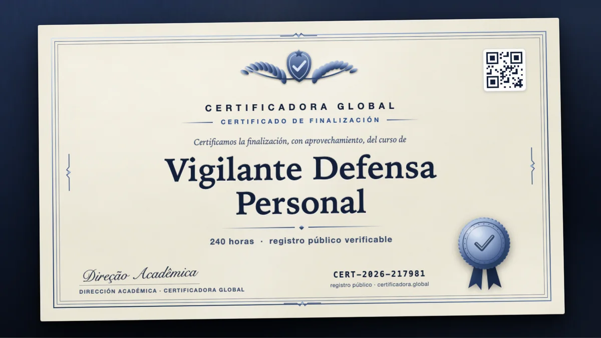Portada del curso Vigilante Defensa Personal