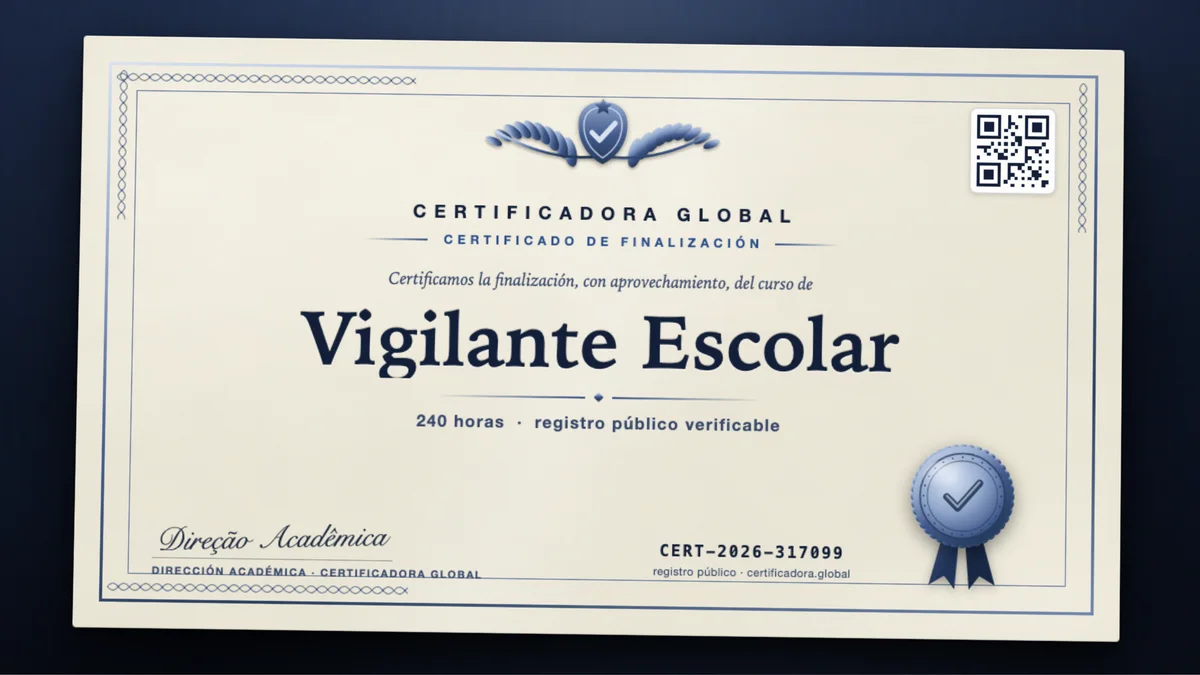 Portada del curso Vigilante Escolar