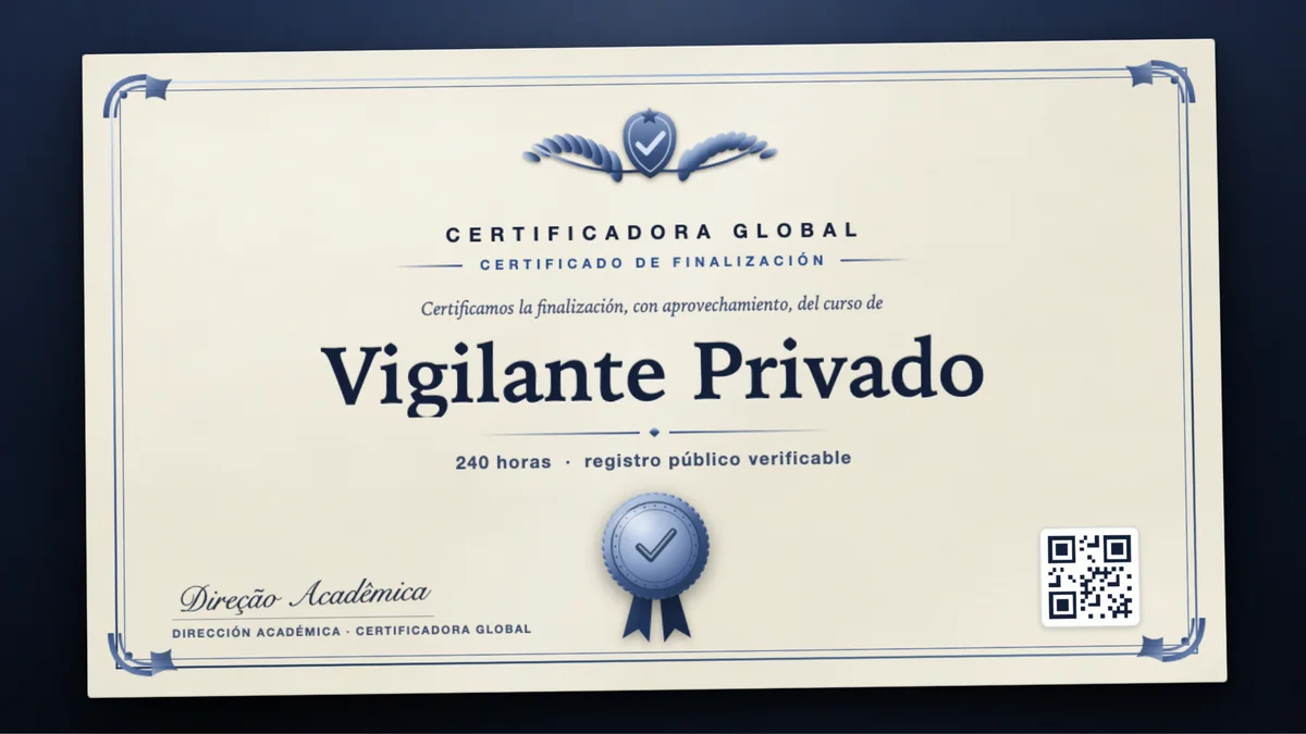 Portada del curso Vigilante Privado