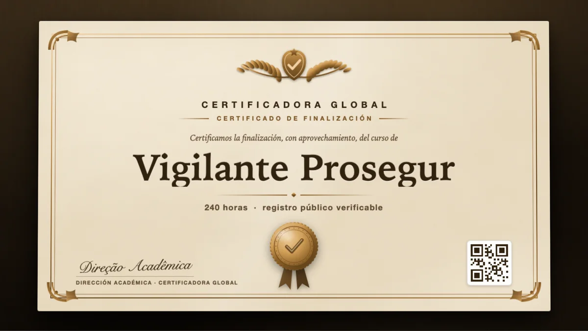 Portada del curso Vigilante Prosegur