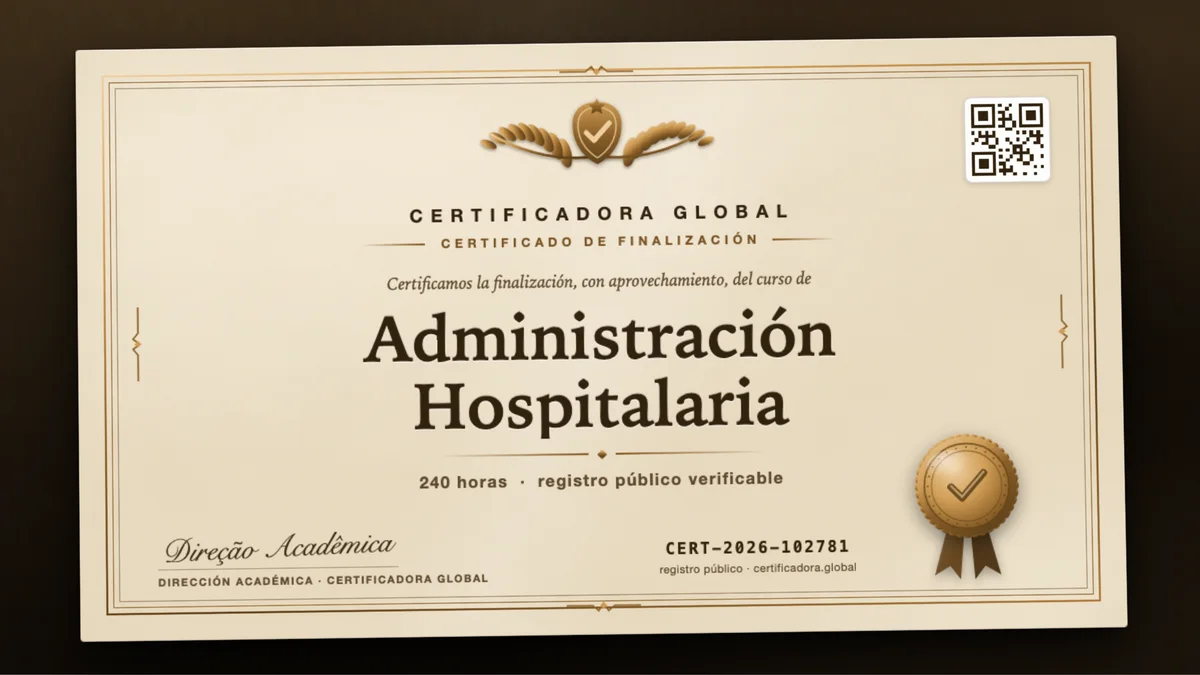 Portada del curso Administración Hospitalaria