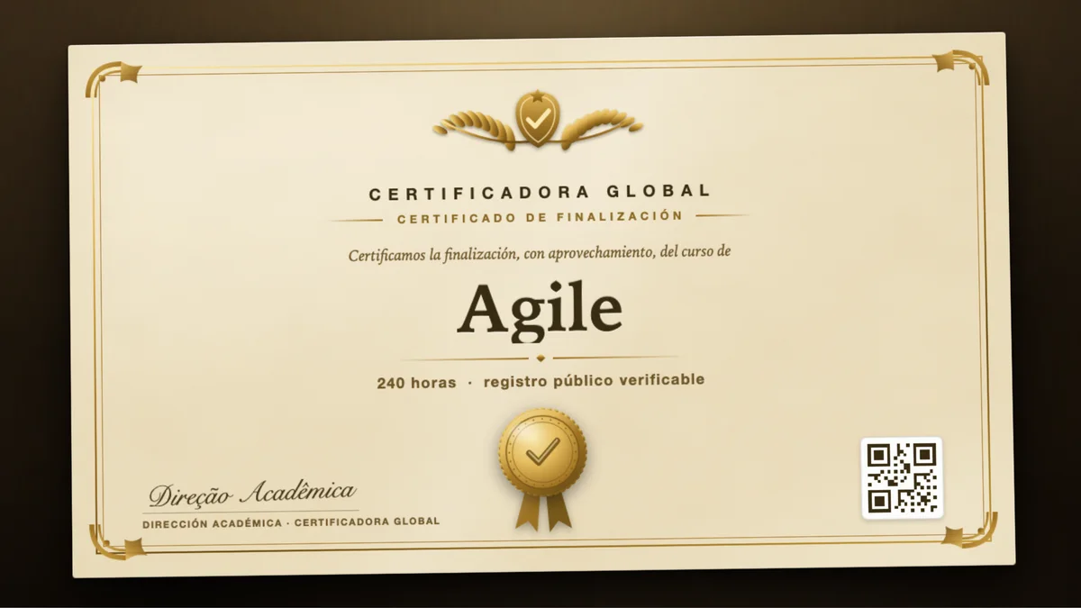 Portada del curso Agile