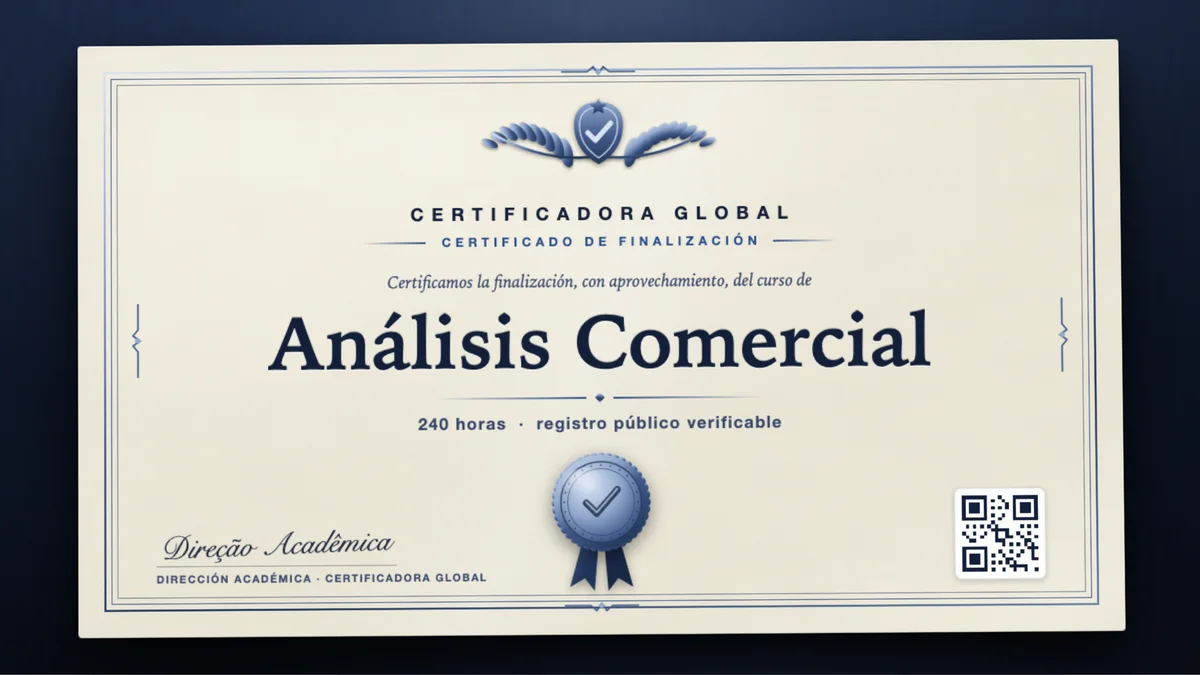 Portada del curso Análisis Comercial
