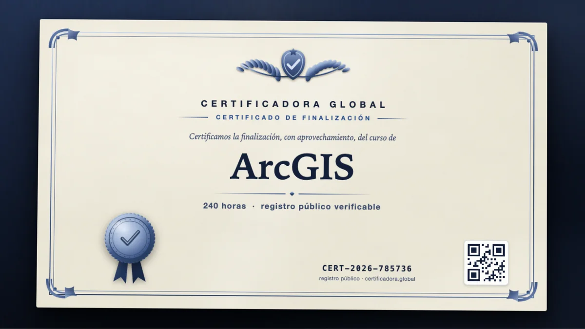 Portada del curso ArcGIS