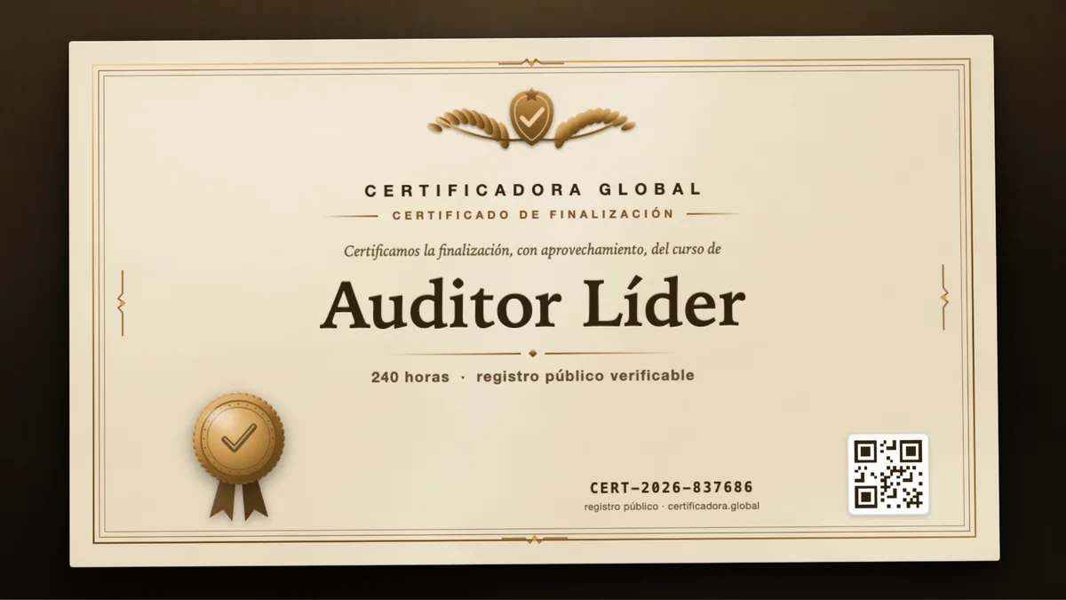 Portada del curso Auditor Líder