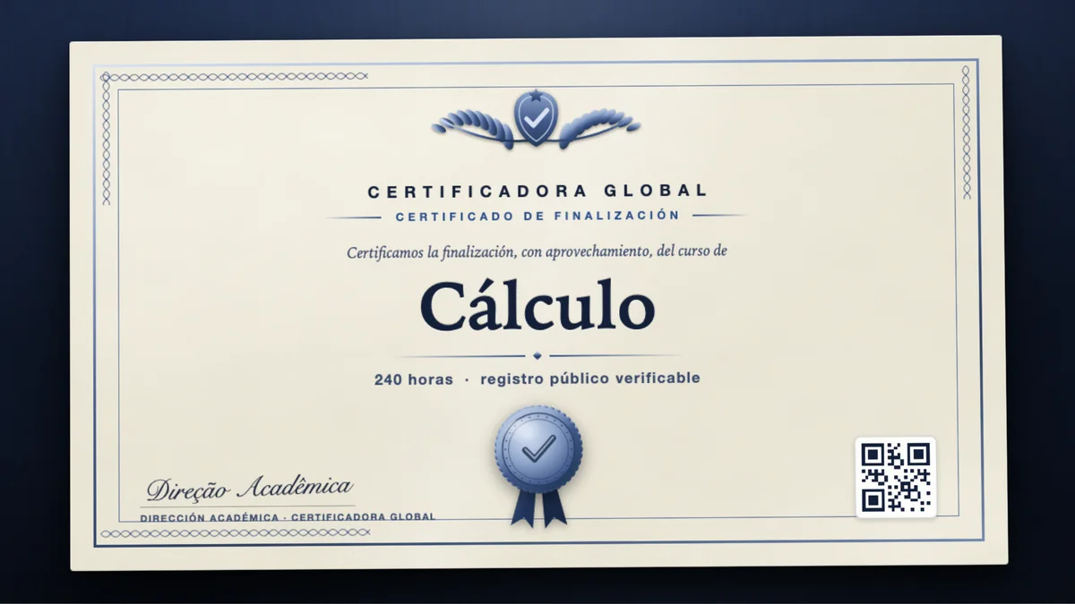 Portada del curso Cálculo