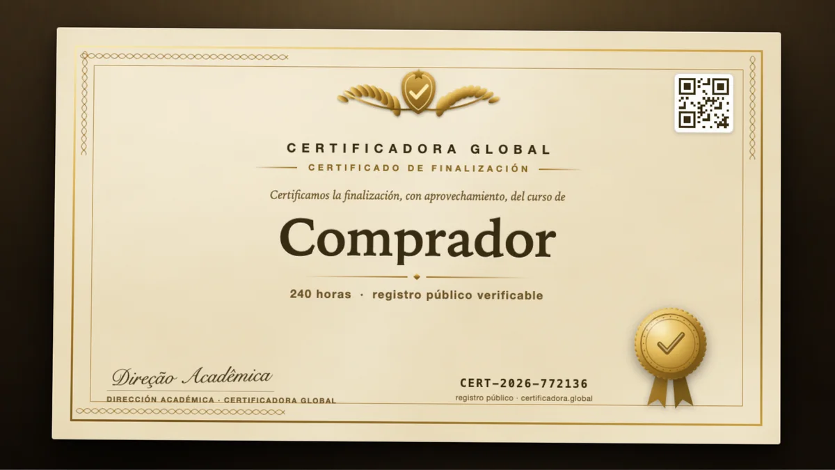 Portada del curso Comprador