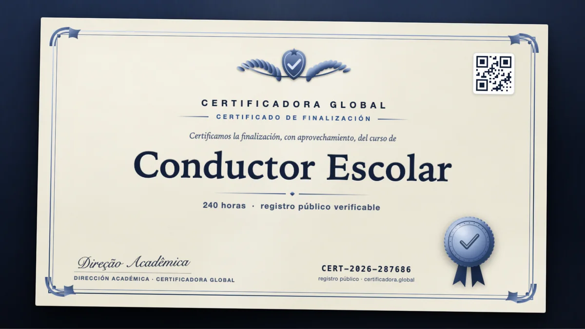Portada del curso Conductor Escolar