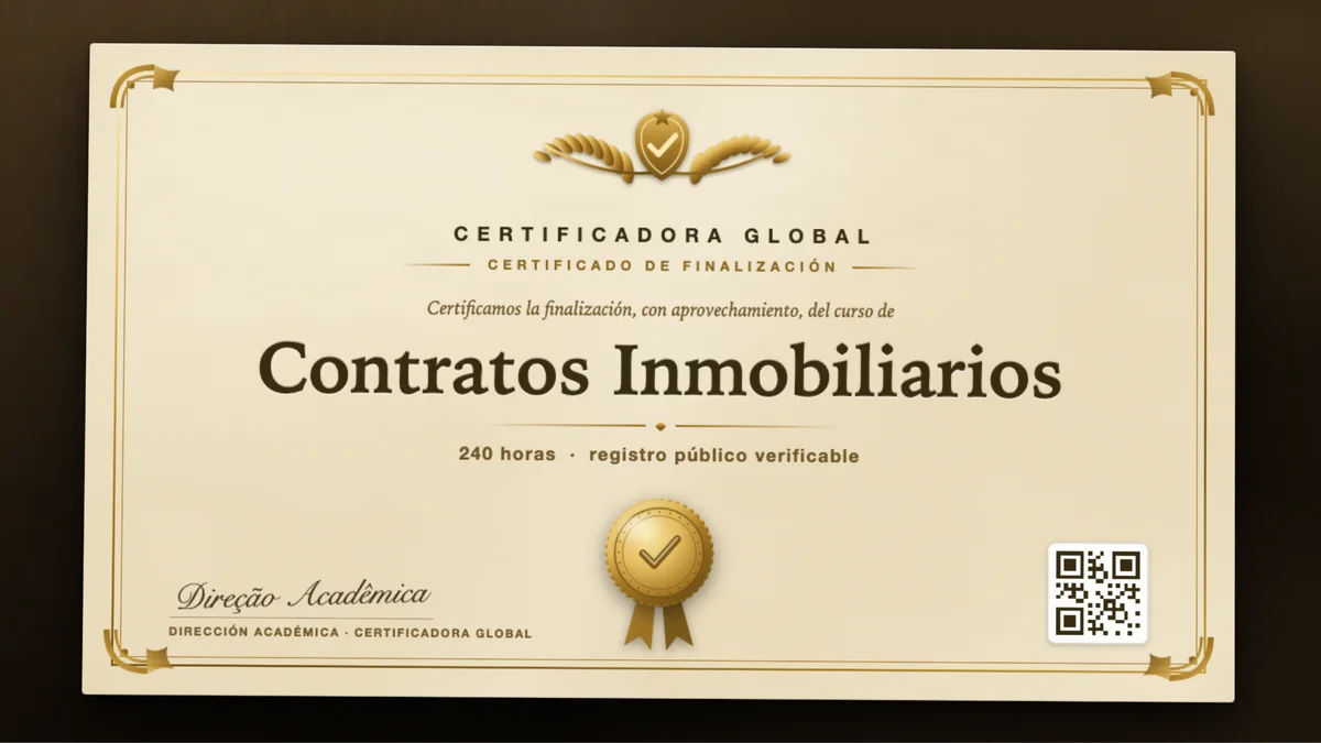 Portada del curso Contratos Inmobiliarios