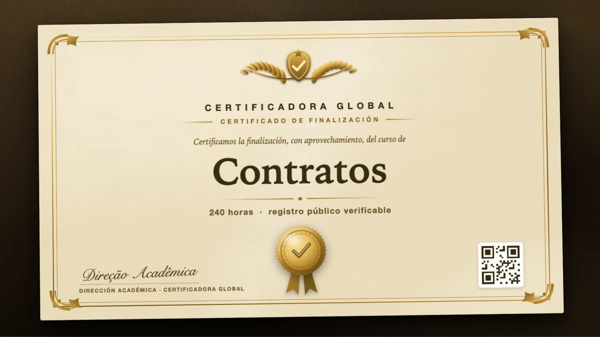 Portada del curso Contratos