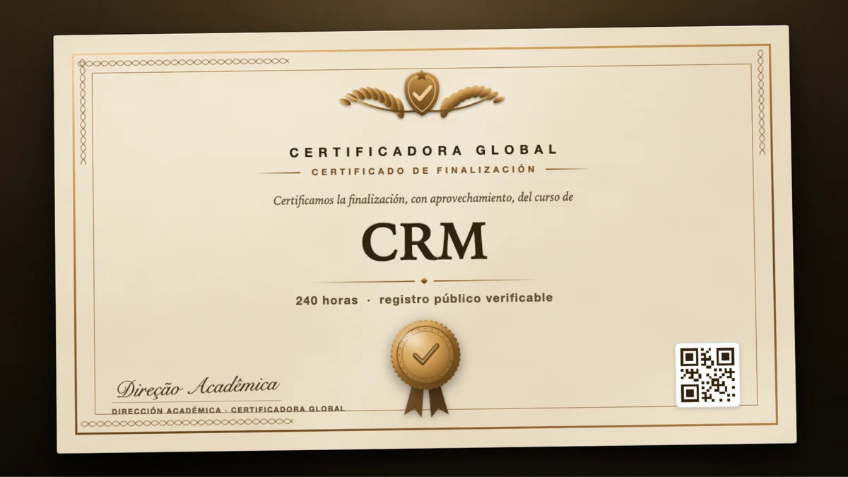Portada del curso CRM