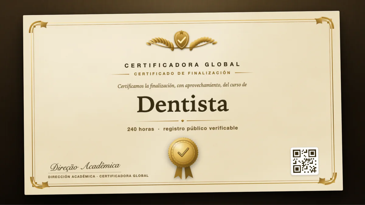 Portada del curso Dentista