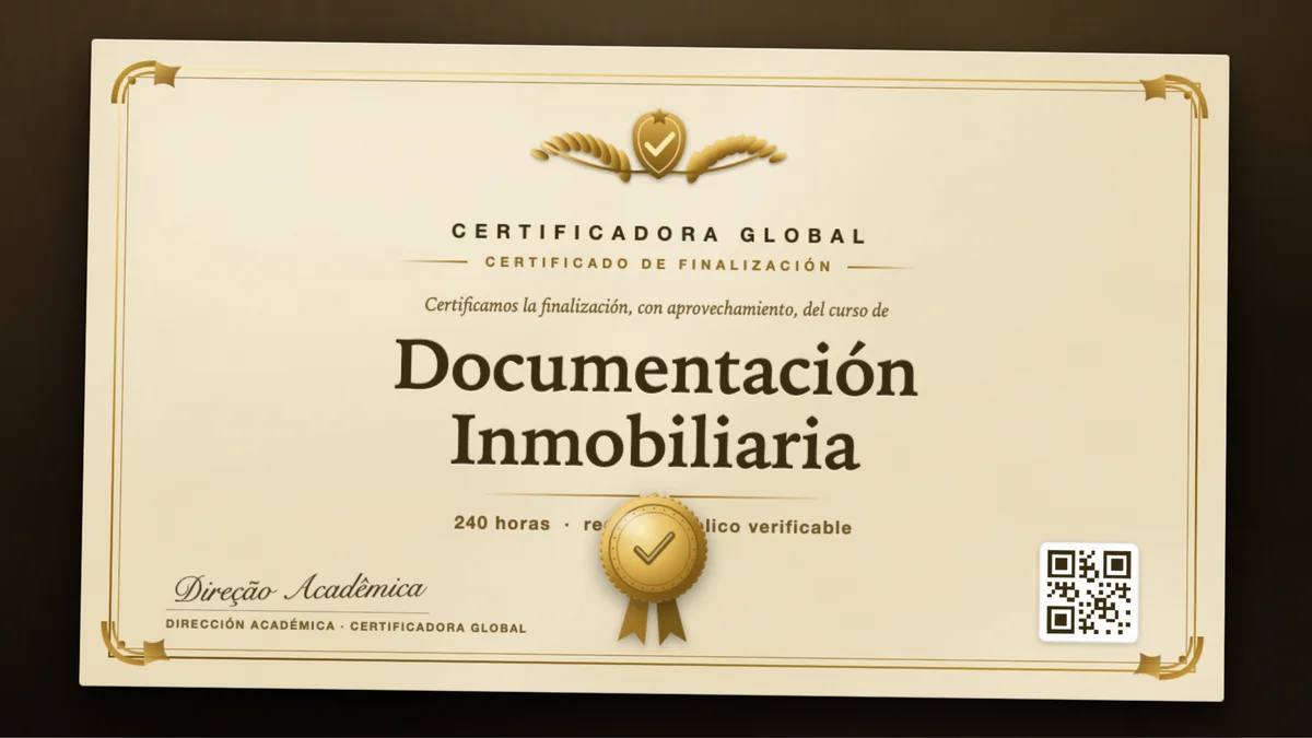 Portada del curso Documentación Inmobiliaria