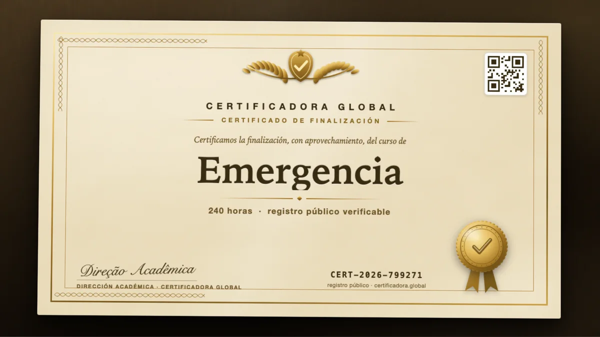 Portada del curso Emergencia