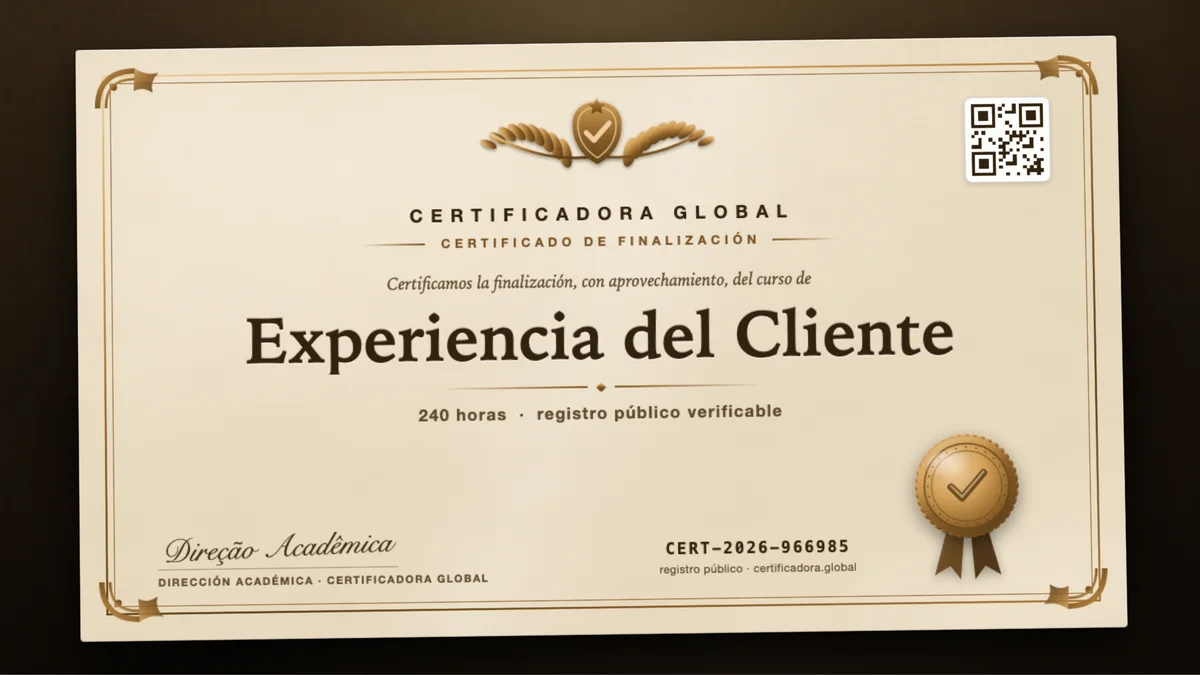Portada del curso Experiencia del Cliente