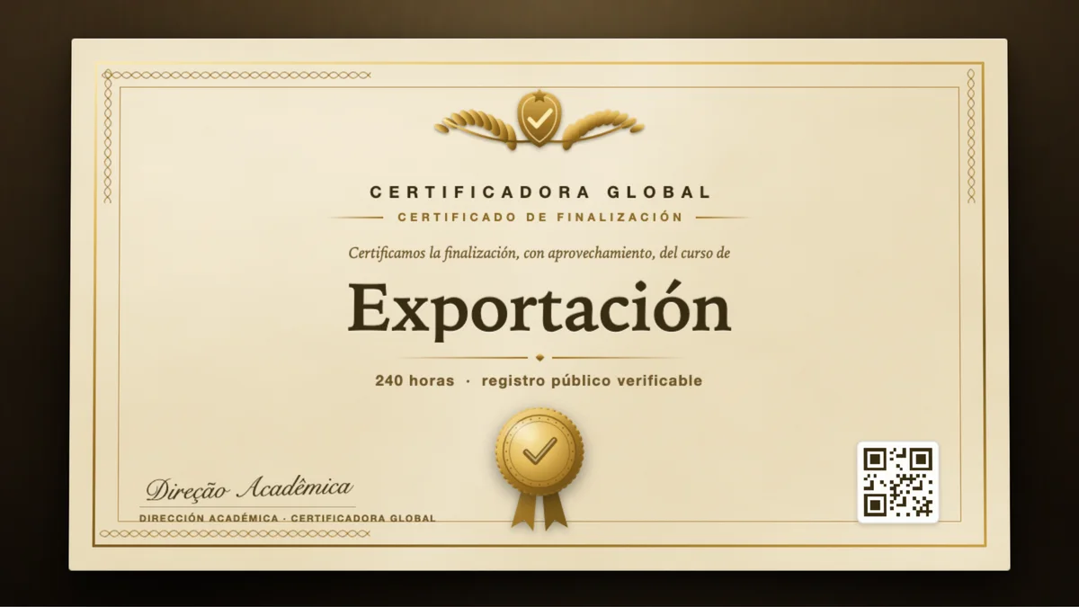 Portada del curso Exportación