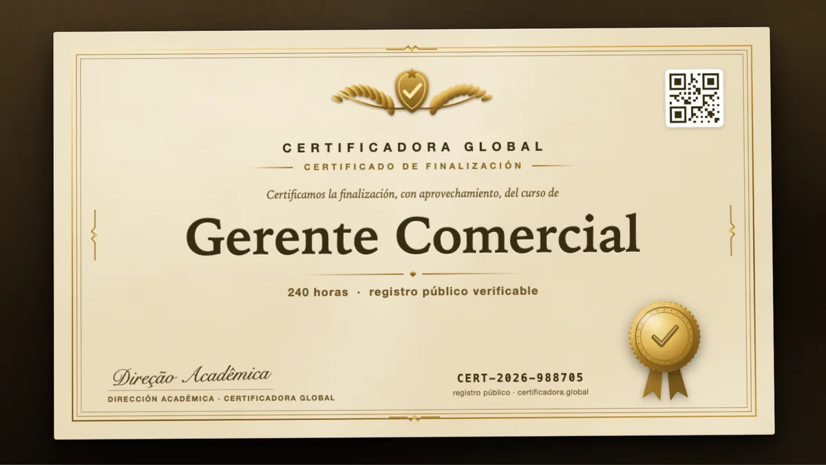 Portada del curso Gerente Comercial