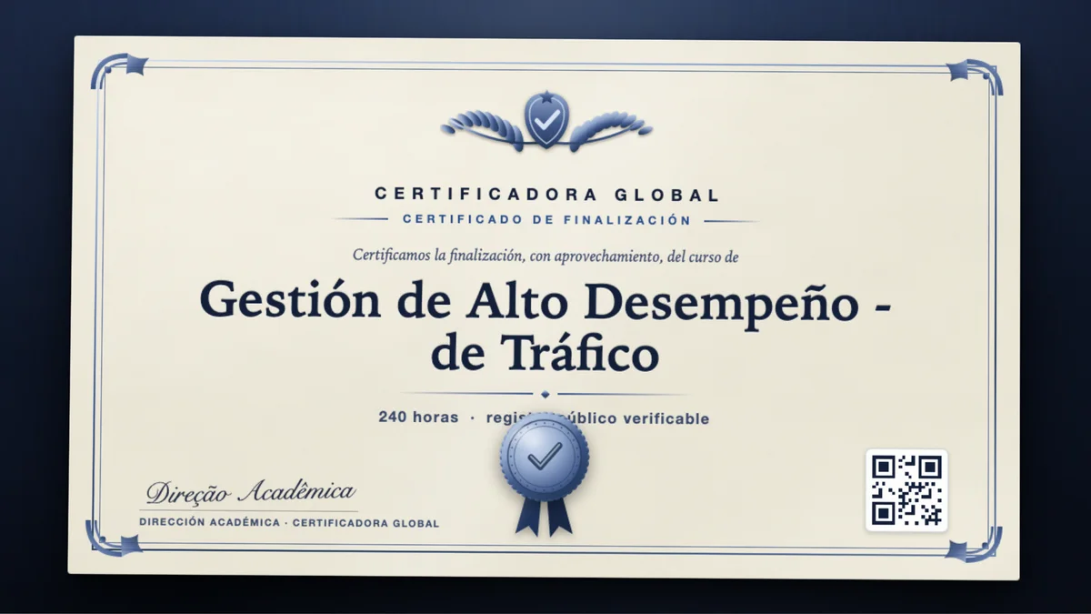 Portada del curso Gestión de Alto Desempeño - de Tráfico