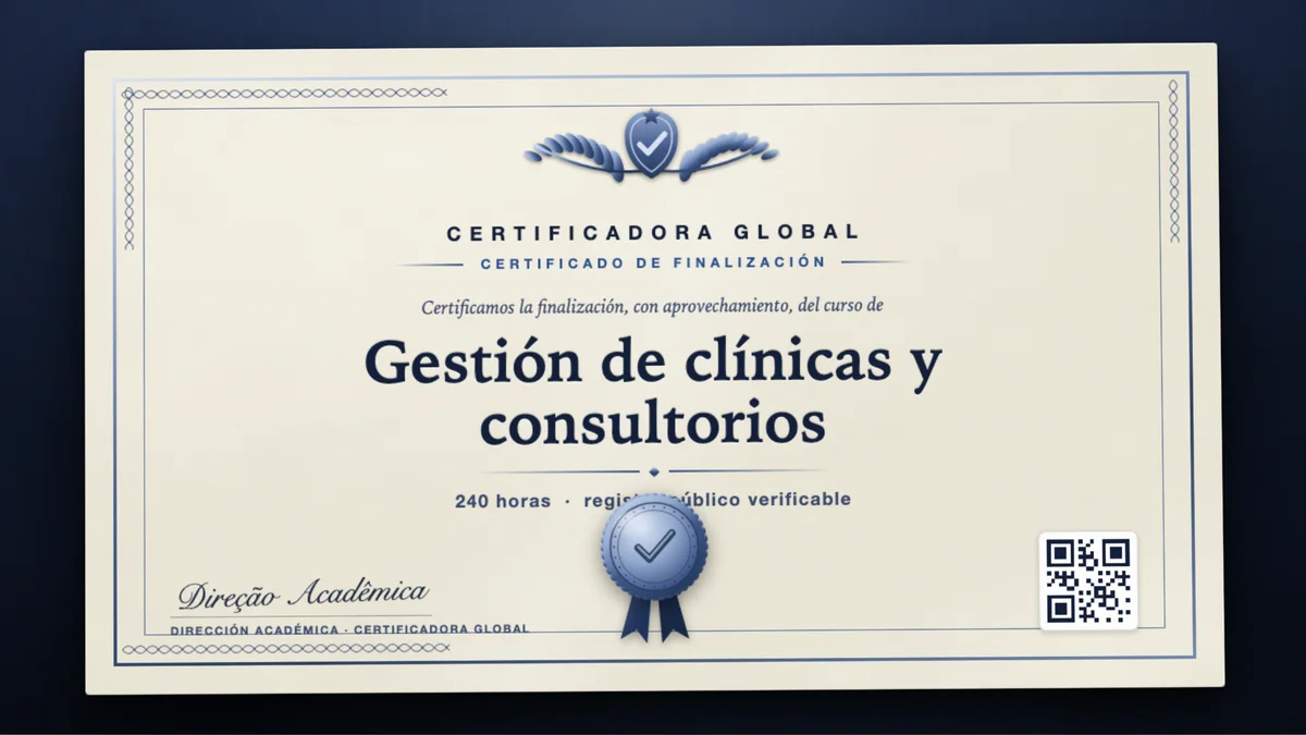 Portada del curso Gestión de clínicas y consultorios