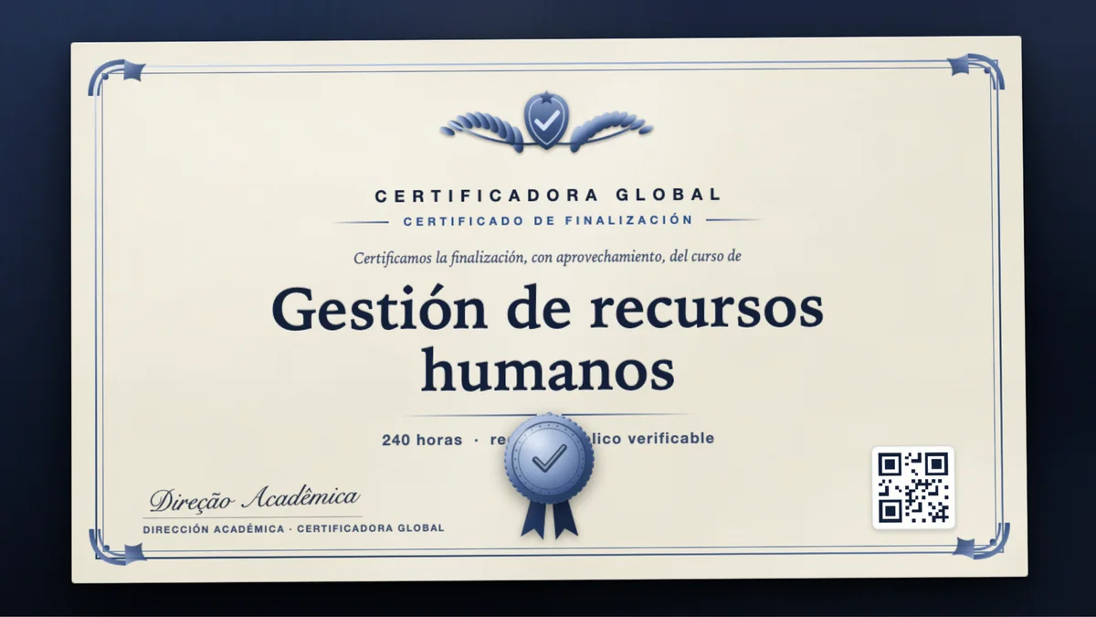 Portada del curso Gestión de recursos humanos