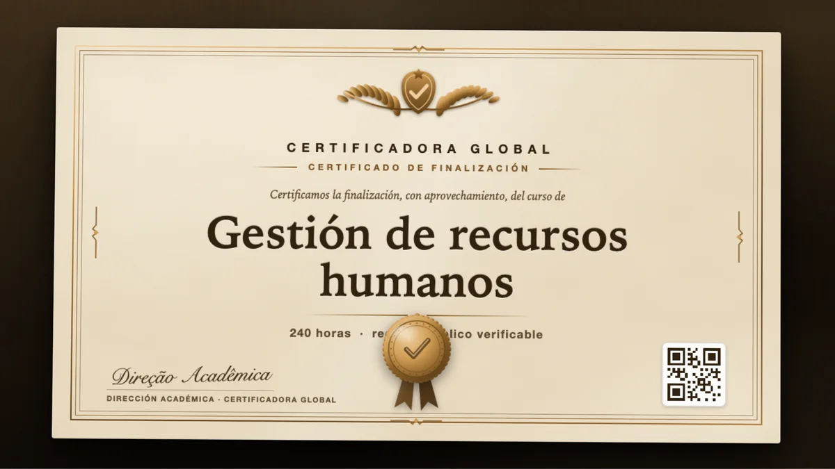 Portada del curso Gestión de recursos humanos