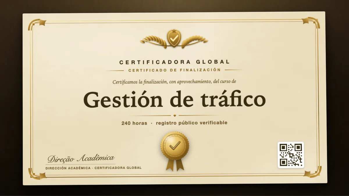 Portada del curso Gestión de tráfico