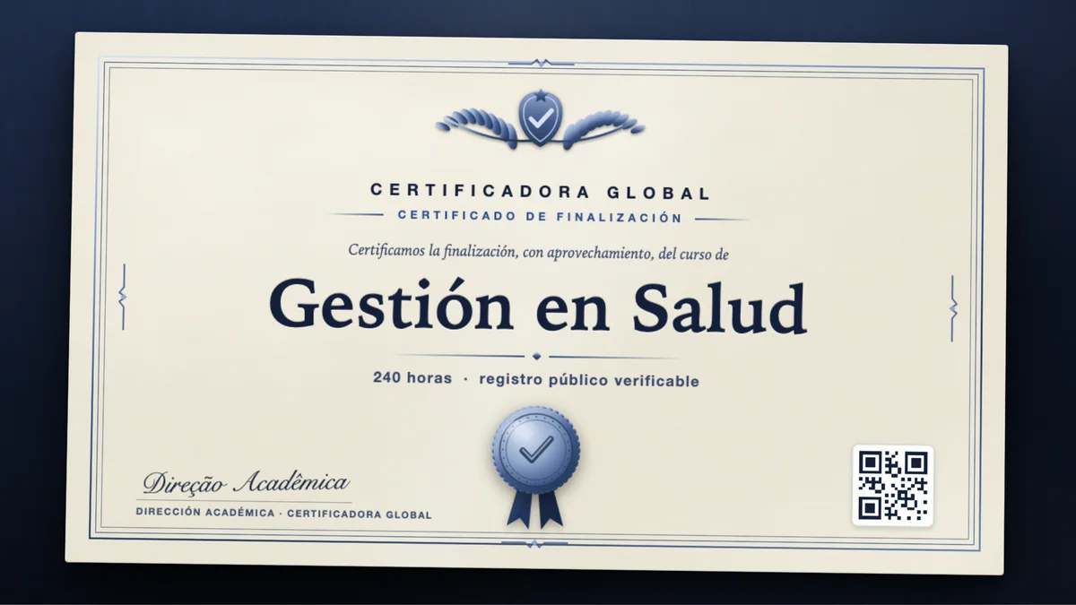 Portada del curso Gestión en Salud