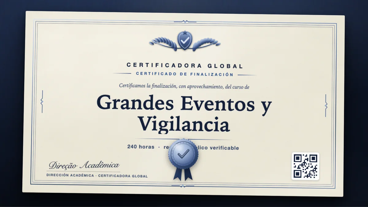 Portada del curso Grandes Eventos y Vigilancia