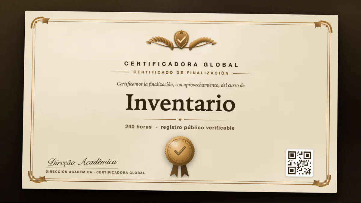Portada del curso Inventario