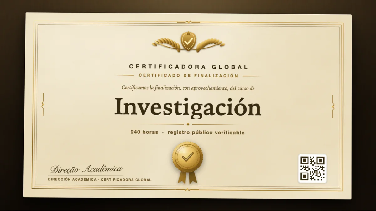 Portada del curso Investigación