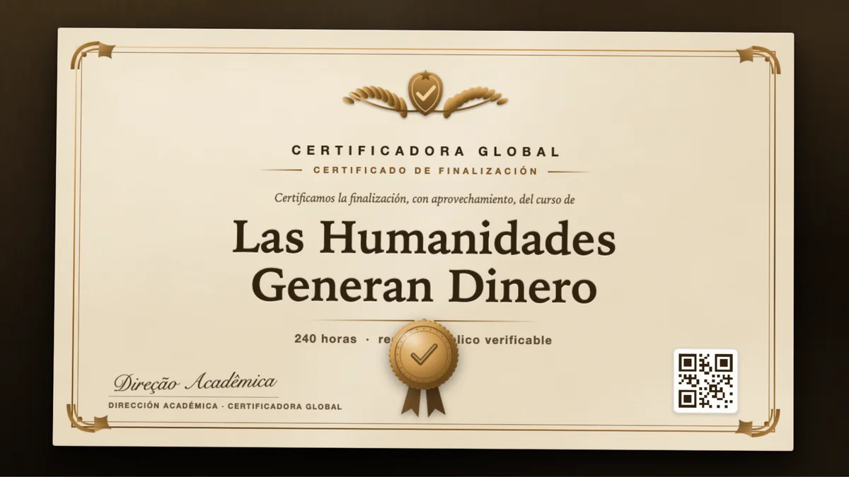 Portada del curso Las Humanidades Generan Dinero