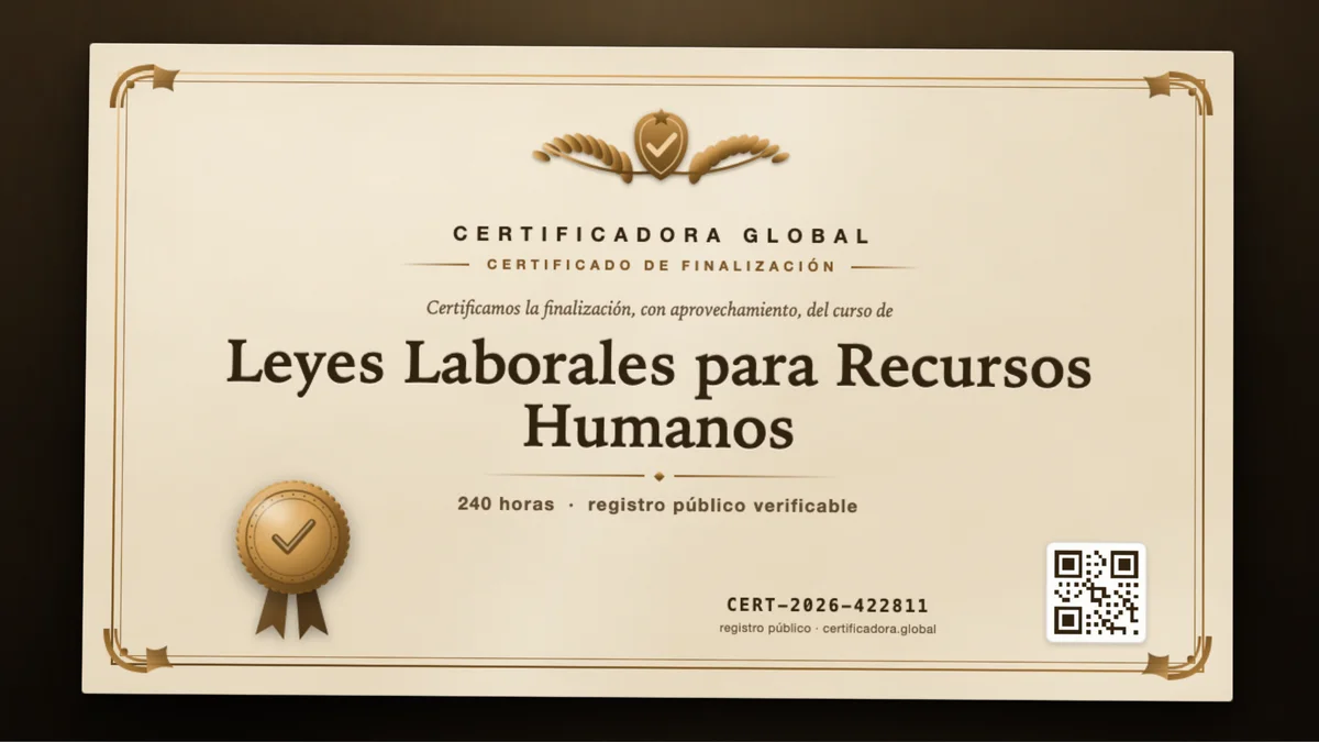Portada del curso Leyes Laborales para Recursos Humanos