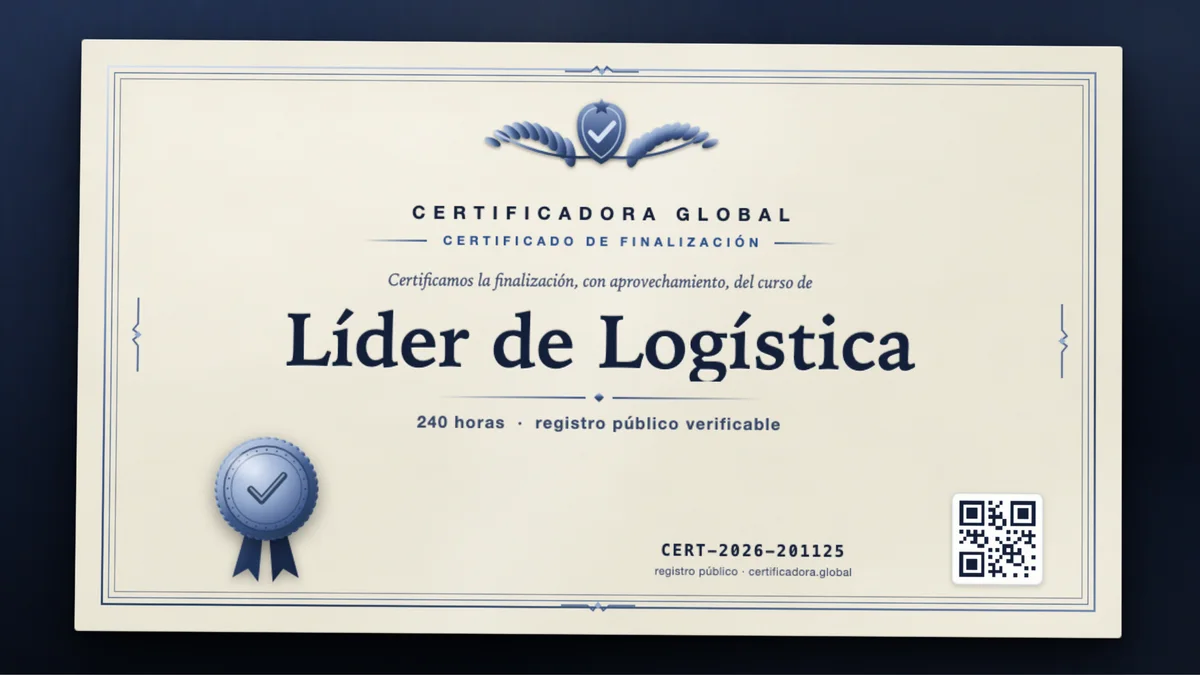 Portada del curso Líder de Logística