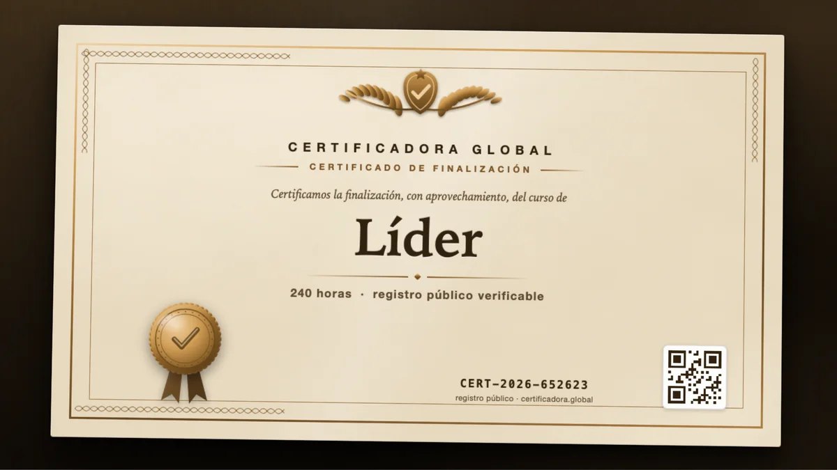 Portada del curso Líder