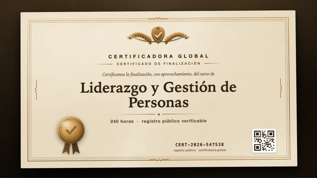 Portada del curso Liderazgo y Gestión de Personas