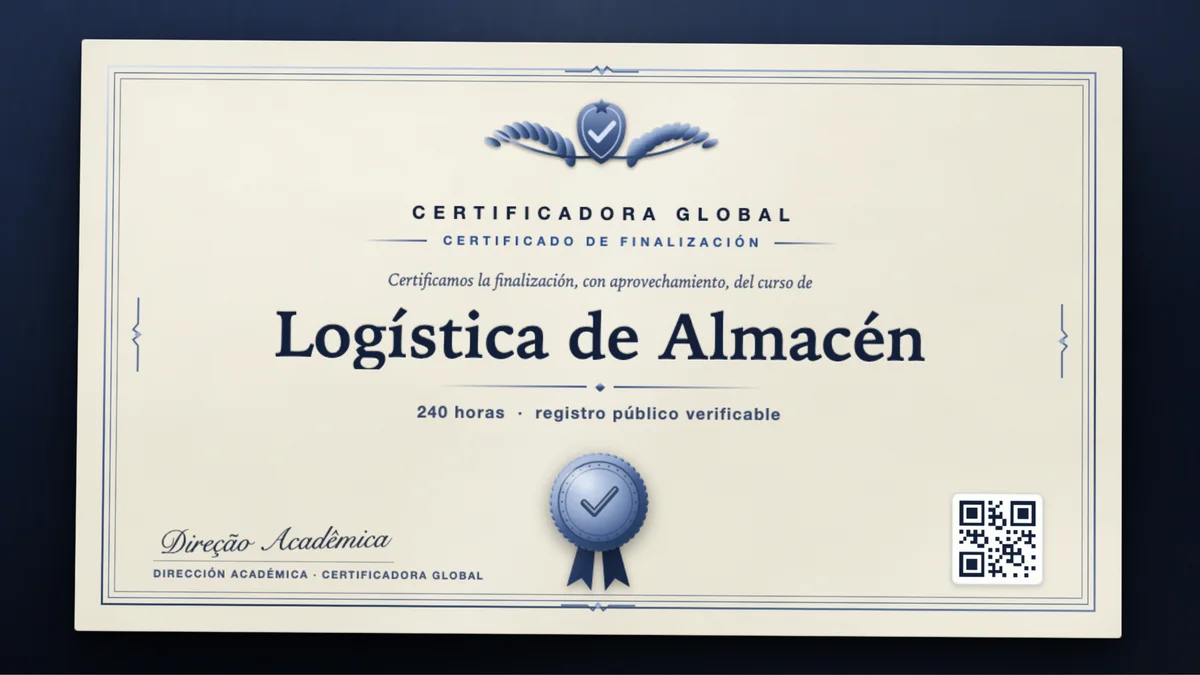 Portada del curso Logística de Almacén
