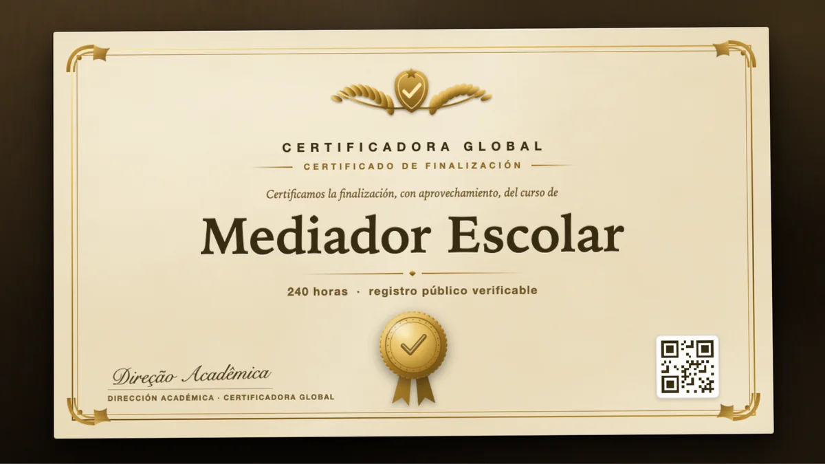 Portada del curso Mediador Escolar
