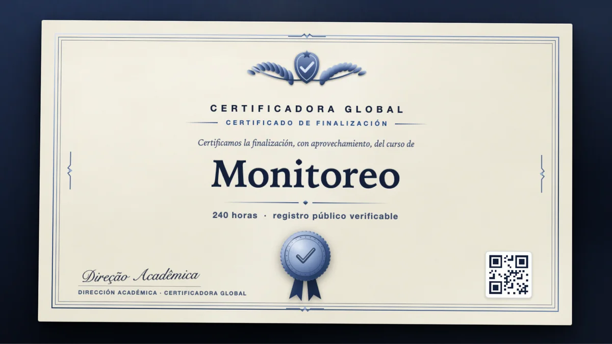 Portada del curso Monitoreo