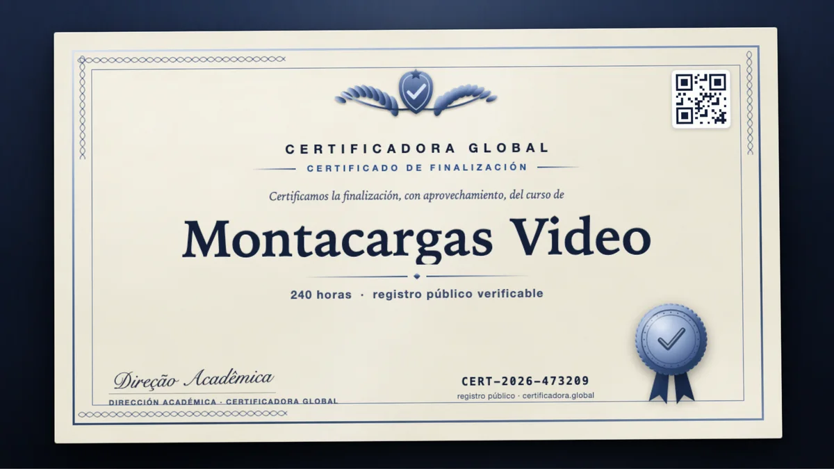 Portada del curso Montacargas Video