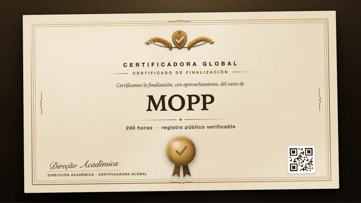 Portada del curso MOPP