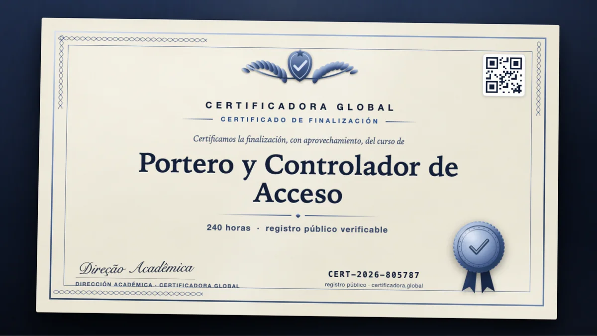 Portada del curso Portero y Controlador de Acceso