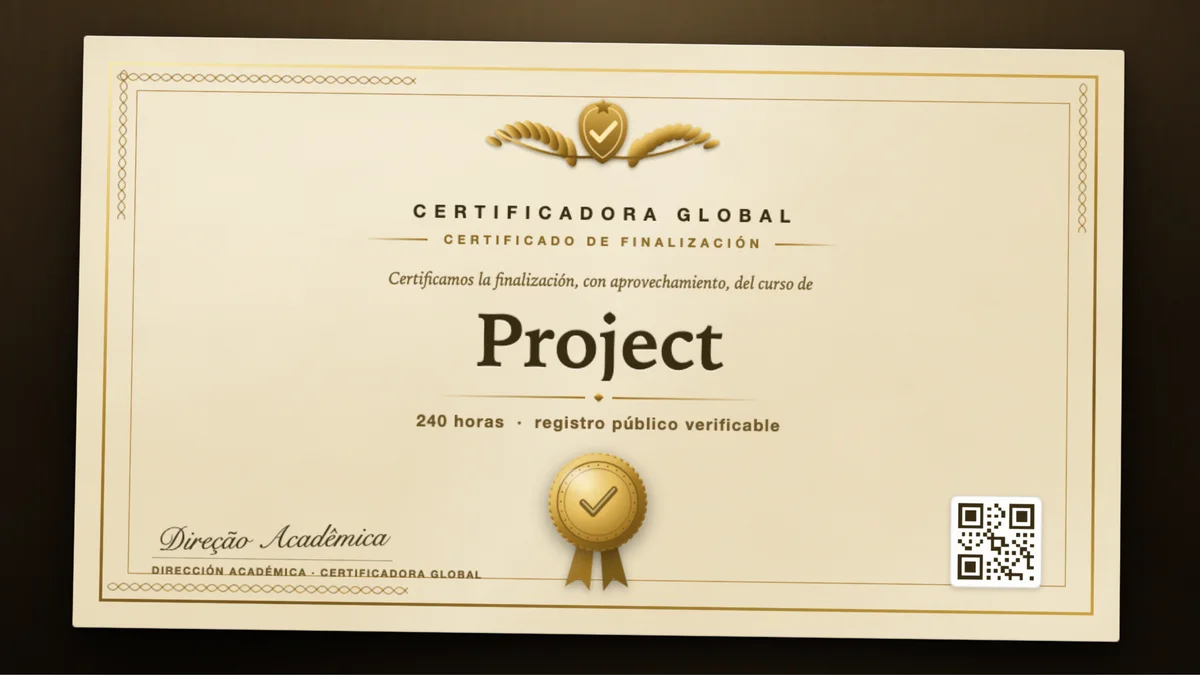 Portada del curso Project