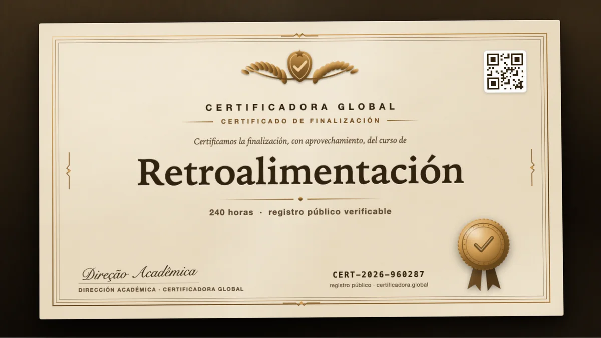 Portada del curso Retroalimentación