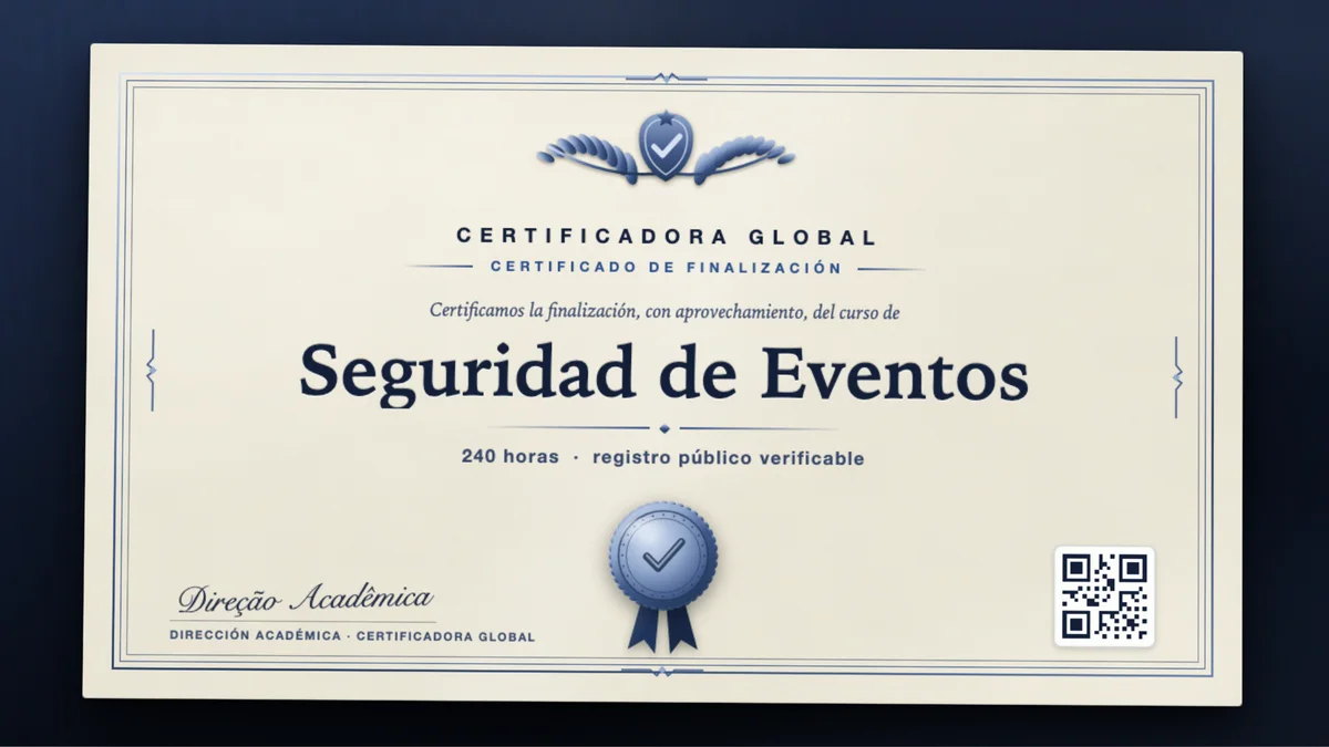 Portada del curso Seguridad de Eventos